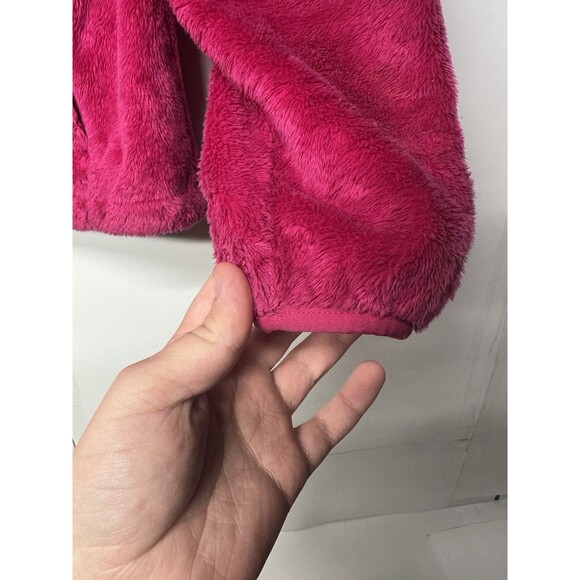 The North Face Women’s Fuzzy Fleece Full Zip Jacket Pink Size Medium Soft Warm - Picture 10 of 12